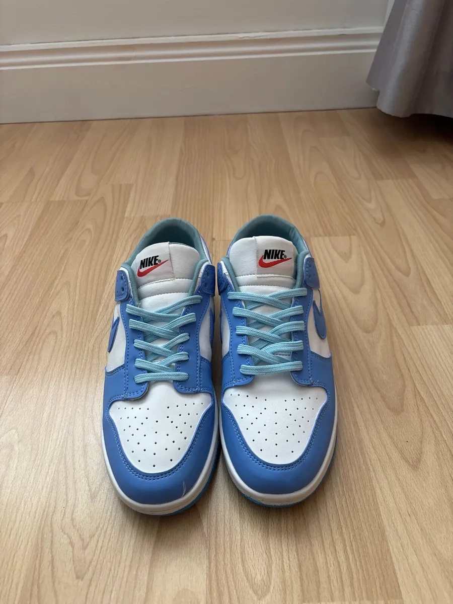 Replica Nike Dunk Low Blue & White Trainers - Image 3