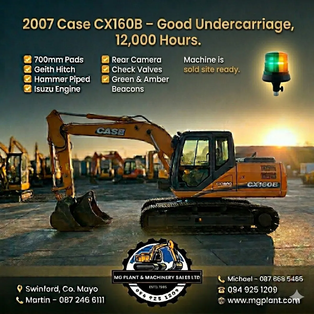 2007 Case CX160B - Image 1