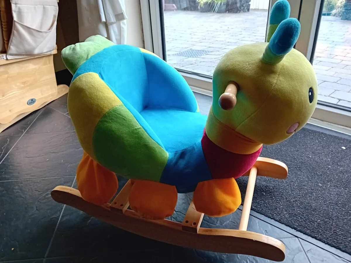 Wooden Baby Rocking Animal Caterpillar - Image 2