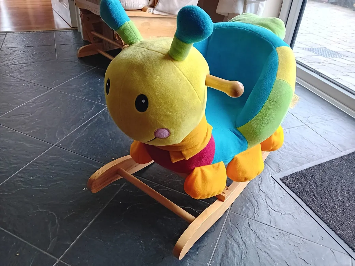 Wooden Baby Rocking Animal Caterpillar - Image 1