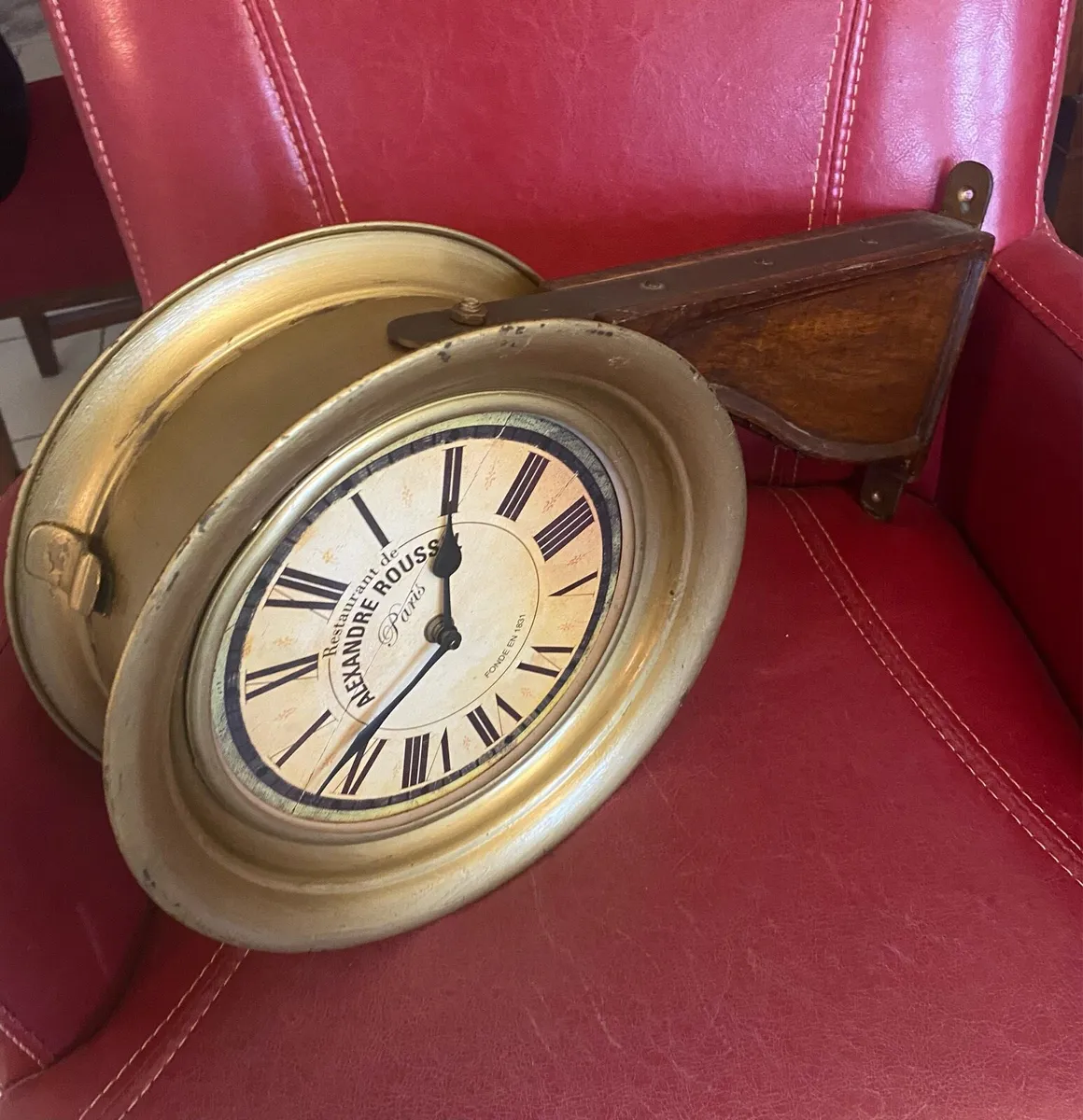 Brass Double Sided Clocks Set - Image 2