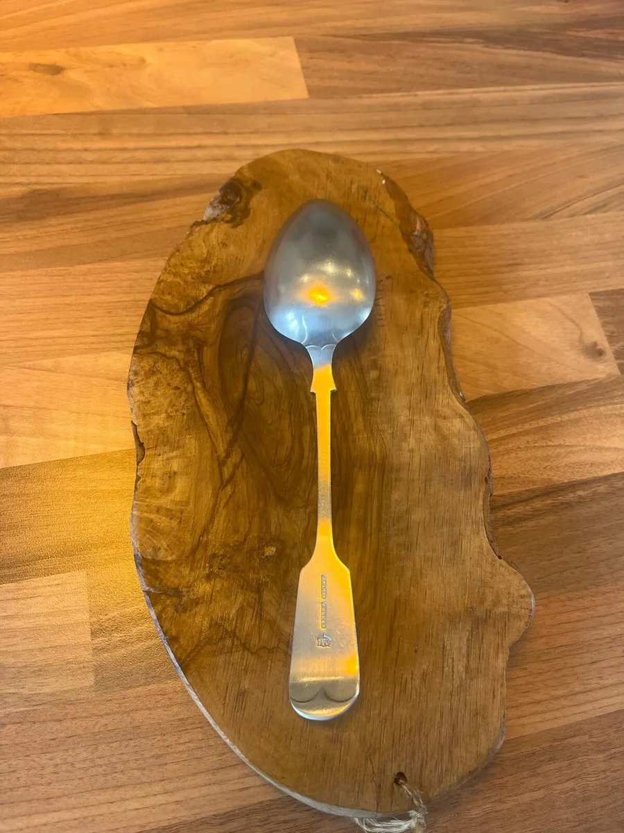 Antique D&A Bengal Silver Serving Spoon - Image 4