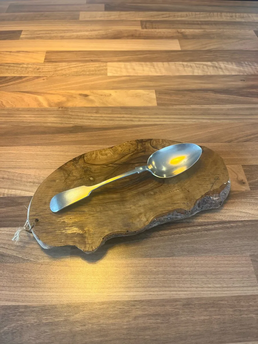 Antique D&A Bengal Silver Serving Spoon - Image 1