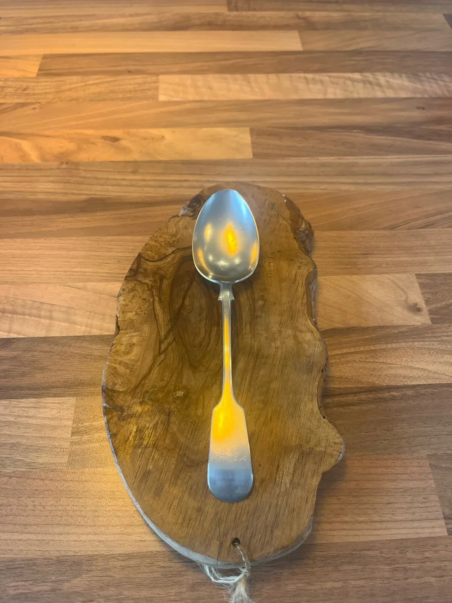 Antique D&A Bengal Silver Serving Spoon - Image 2