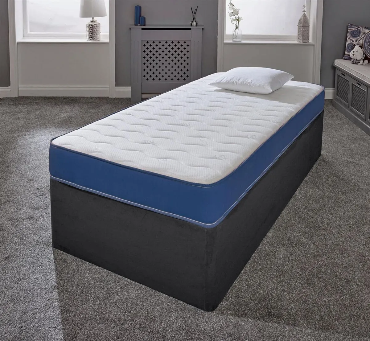 Cooltouch Colours Blue Small Single Mattress - - Image 2