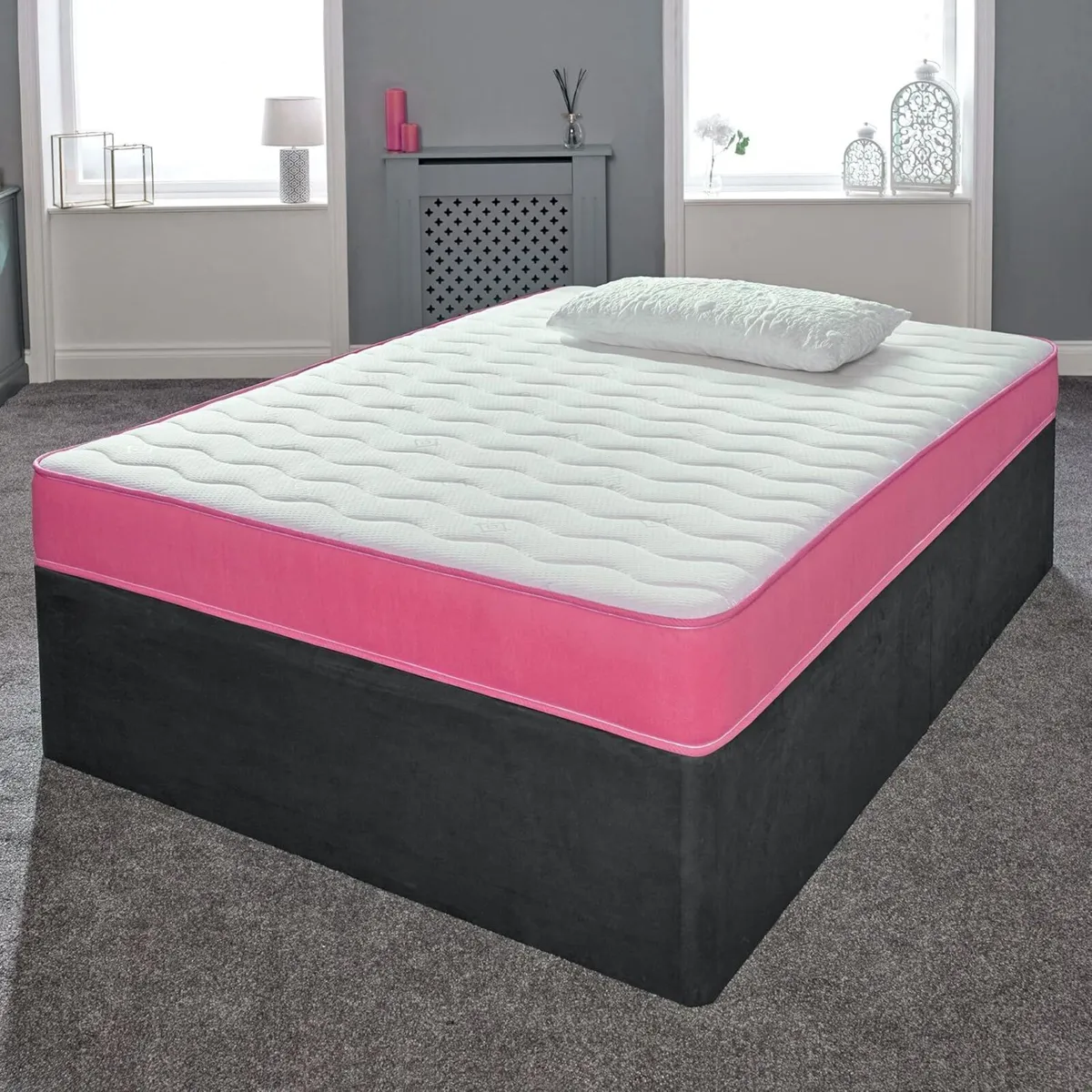 Cooltouch Colours Pink Small Double Mattress - - Image 2