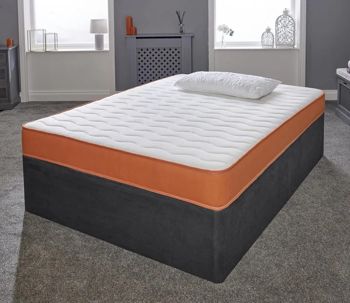 Cooltouch Colours Orange Small Double Mattress - - Image 2