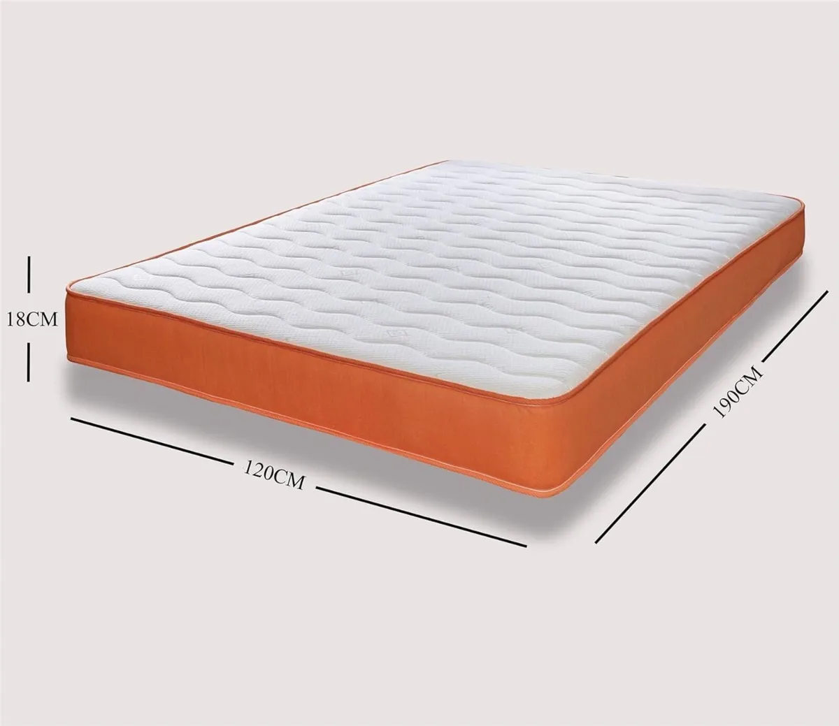 Cooltouch Colours Orange Small Double Mattress - - Image 3
