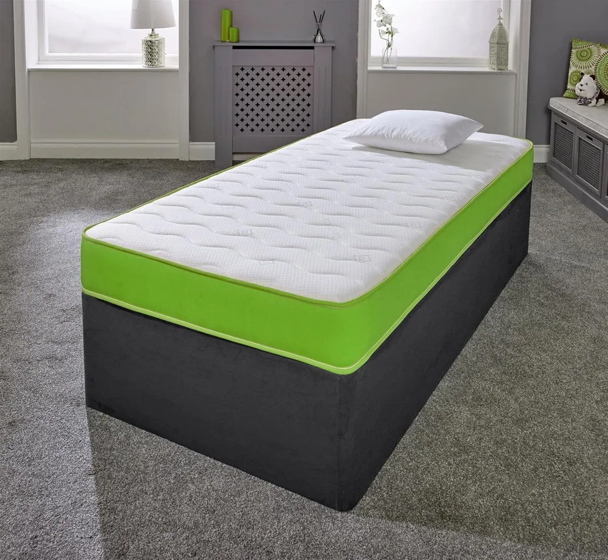 Cooltouch Colours Green Small Single Mattress - - Image 2