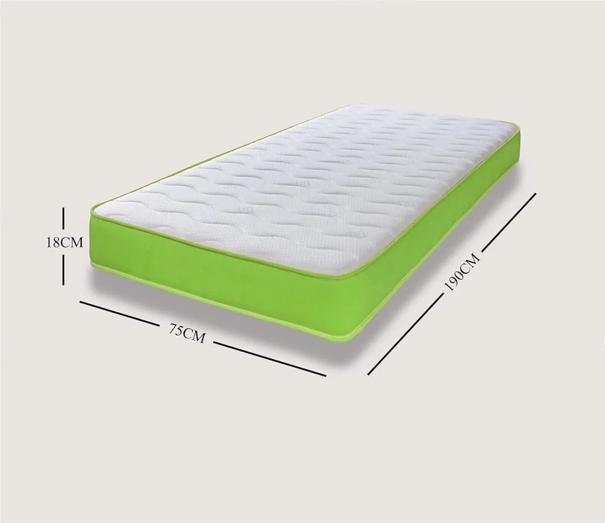 Cooltouch Colours Green Small Single Mattress - - Image 3
