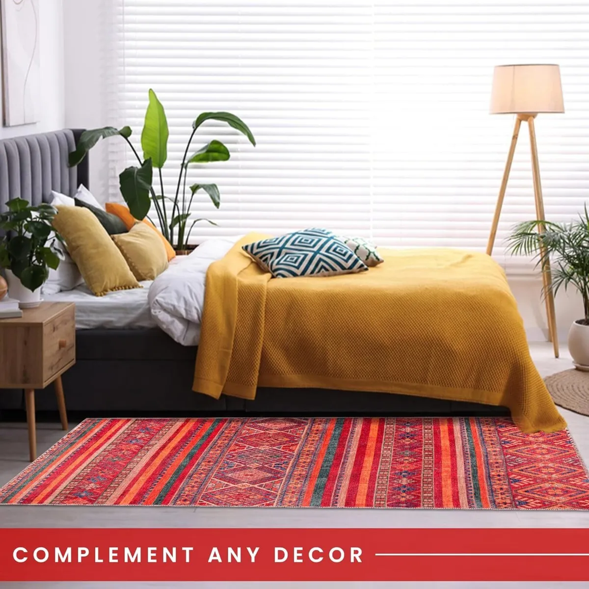 Washable Area Rugs for Living Room Traditional - Image 4