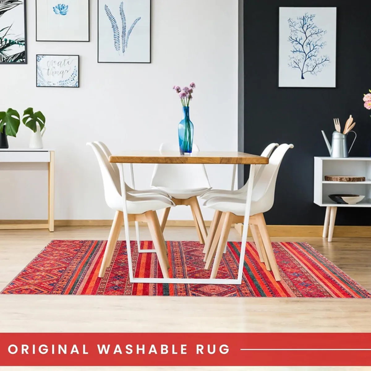 Washable Area Rugs for Living Room Traditional - Image 2