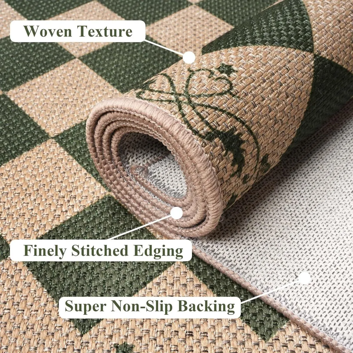 Runner Rugs for Hallway 80x300cm Non-Slip Kitchen - Image 3