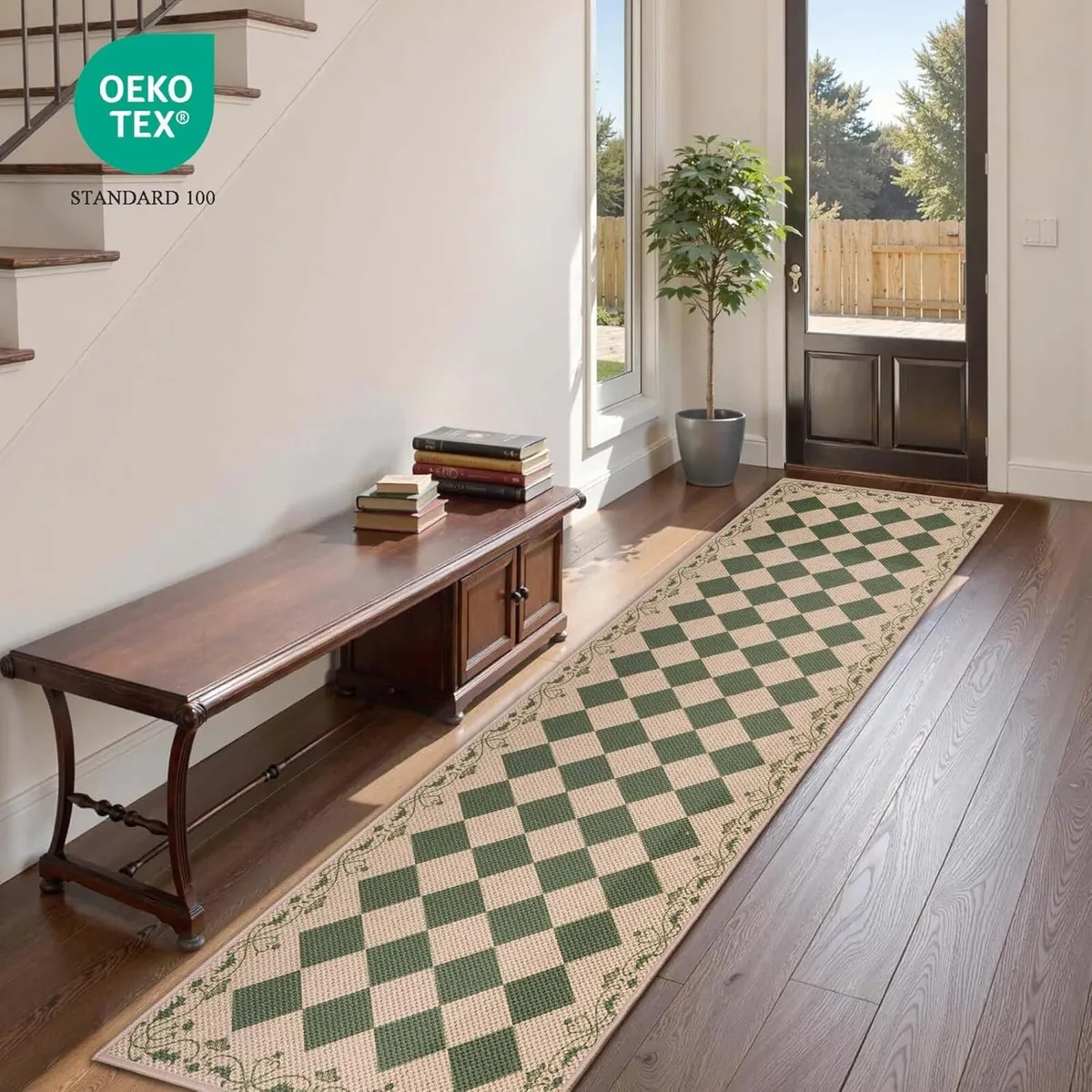 Runner Rugs for Hallway 80x300cm Non-Slip Kitchen - Image 2