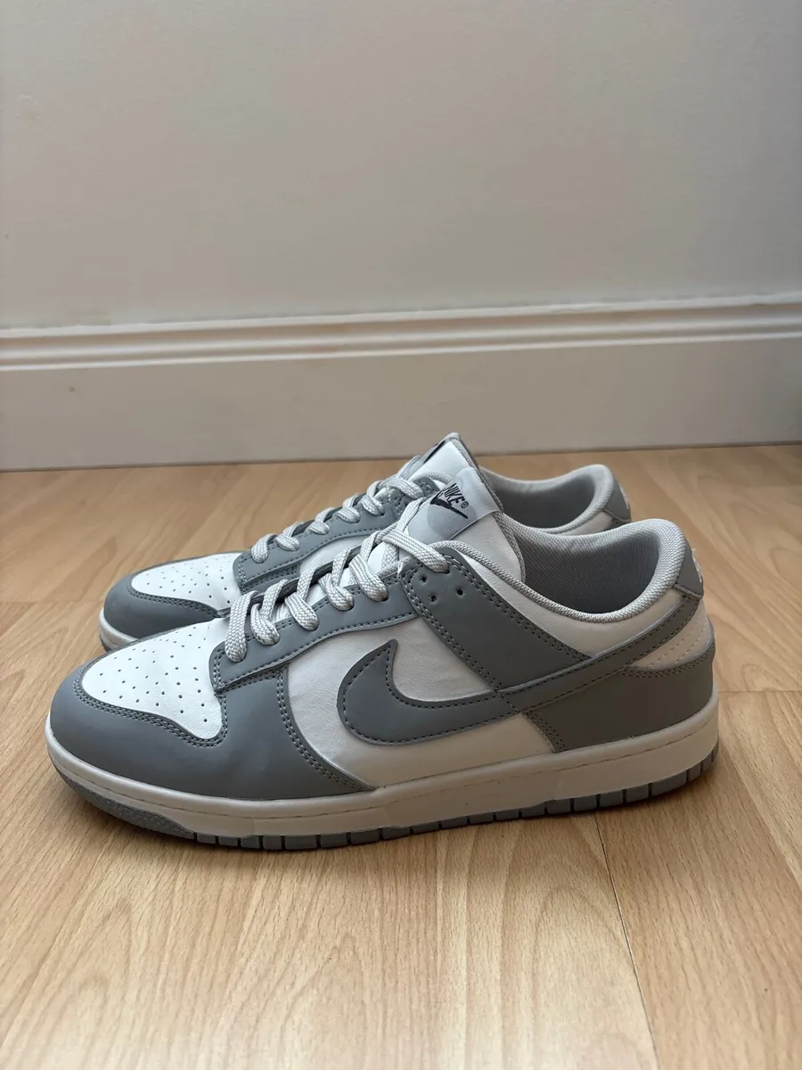 Replica Nike dunk low grey and white - Image 2