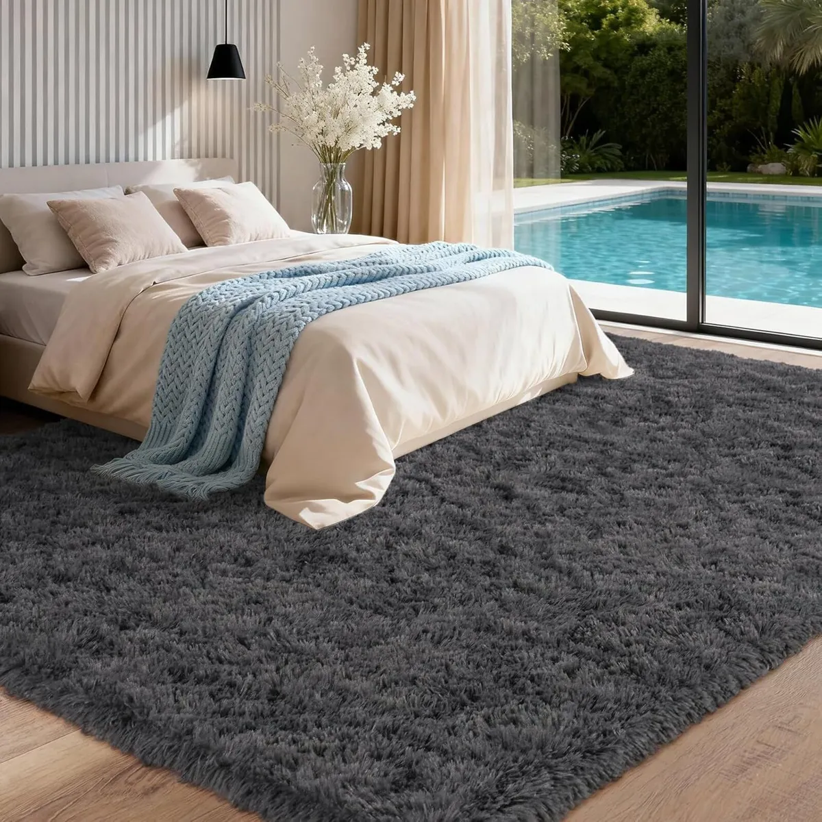 Large Rugs for Living Room 160x230 cm - Fluffy - Image 3