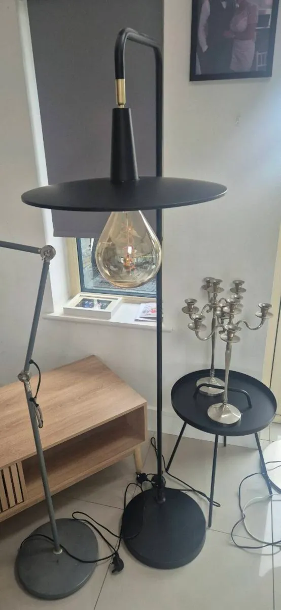Tall modern floor lamp