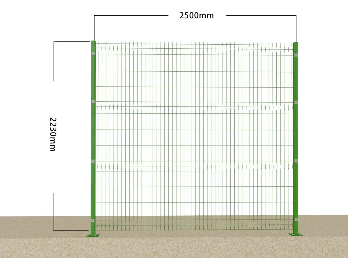 Industrial V Mesh Fencing / Twin Wire Fencing / Do - Image 4