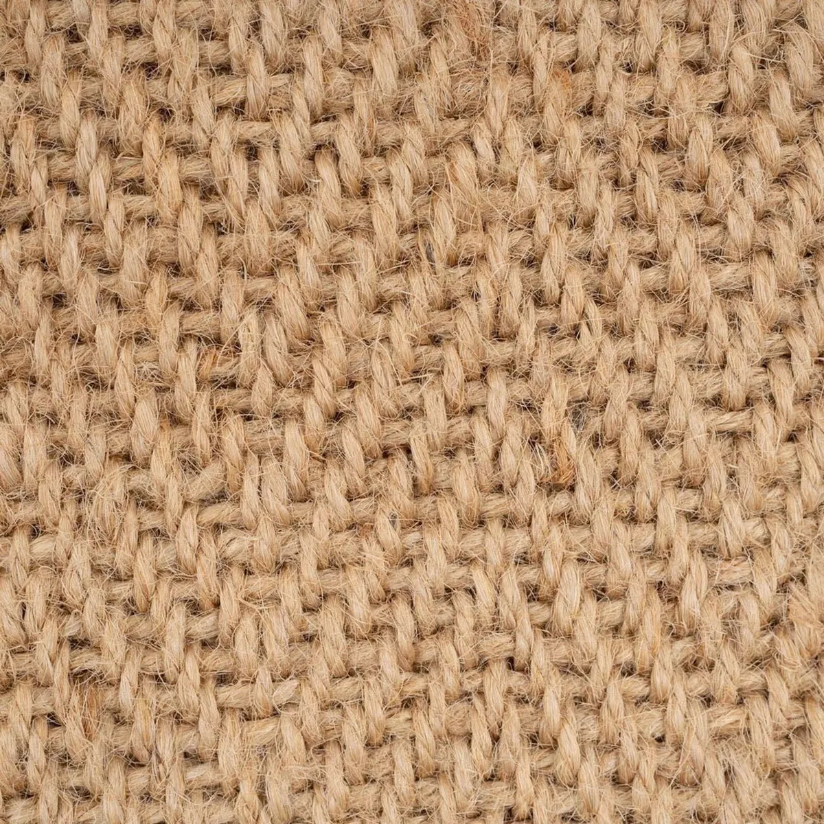 Natural Herringbone Orange Red Cotton Border Jute - Image 4
