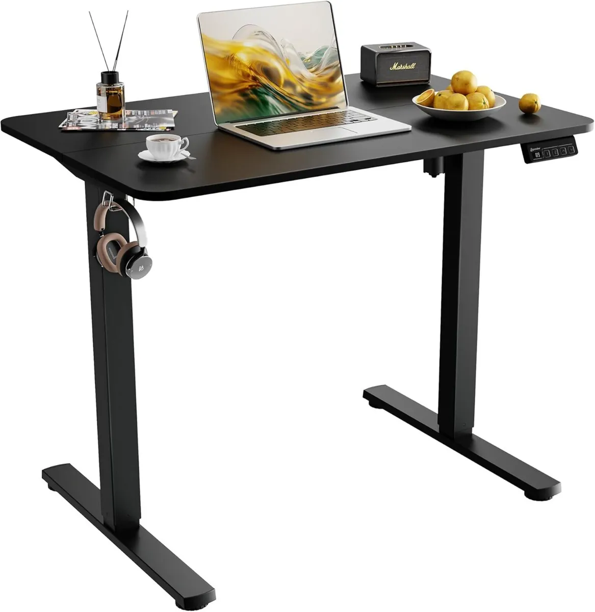 Electric Standing Desk 90x60cm Height Adjustable - Image 1