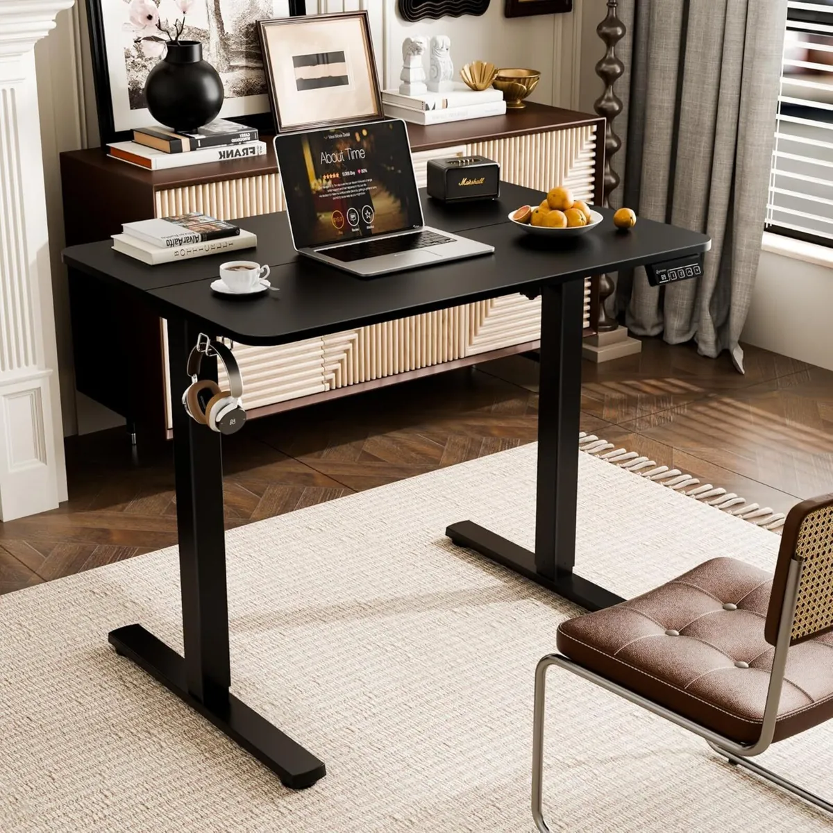 Electric Standing Desk 90x60cm Height Adjustable - Image 2