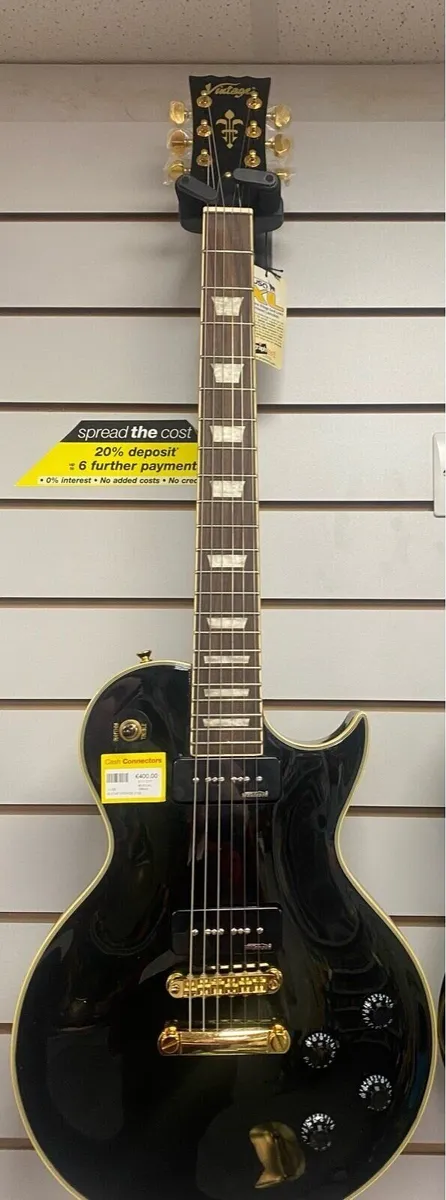 New Vintage V100 Guitar - Image 2