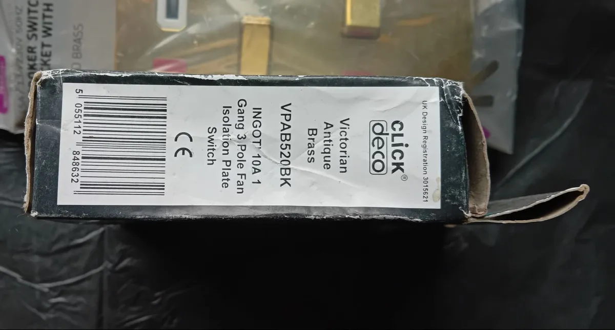 Brass Fan Isolation Switch - Image 2