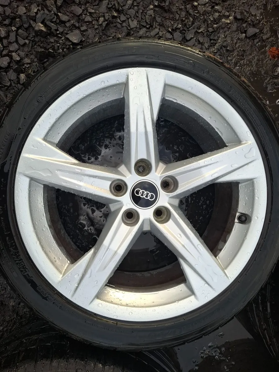 18" Genuine Audi S Line Alloys with tyres - Image 1