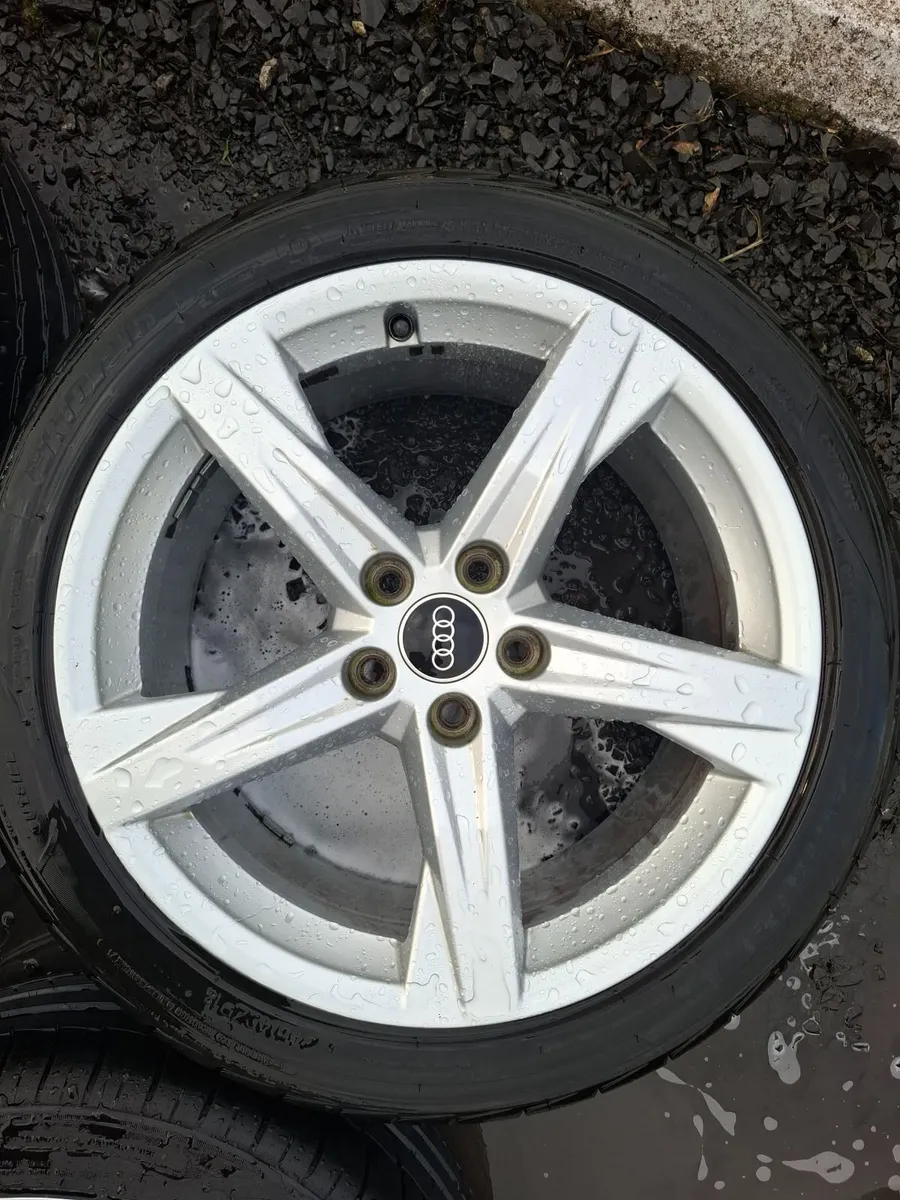 18" Genuine Audi S Line Alloys with tyres - Image 3