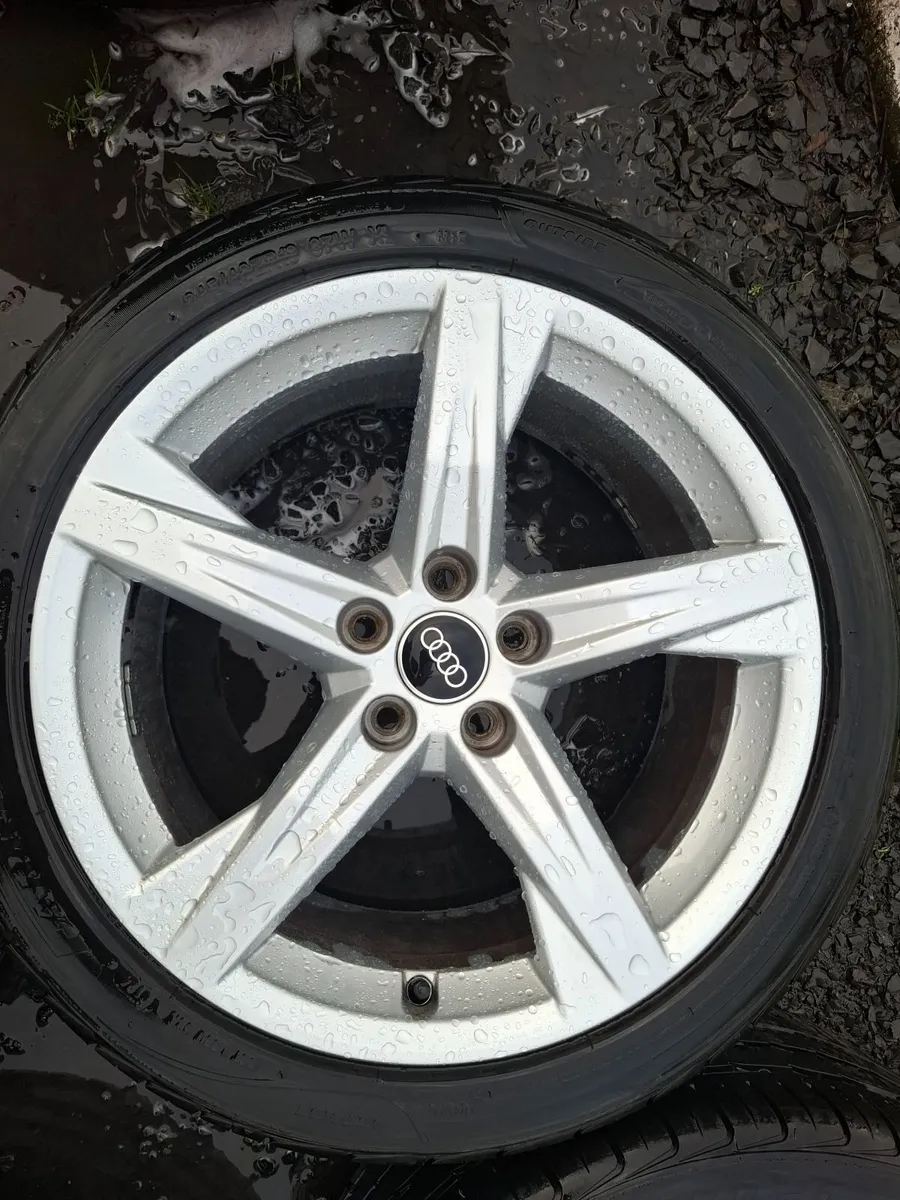 18" Genuine Audi S Line Alloys with tyres - Image 4