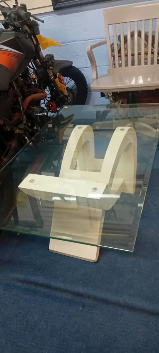 Large Modern Glass Coffee Table - Image 1