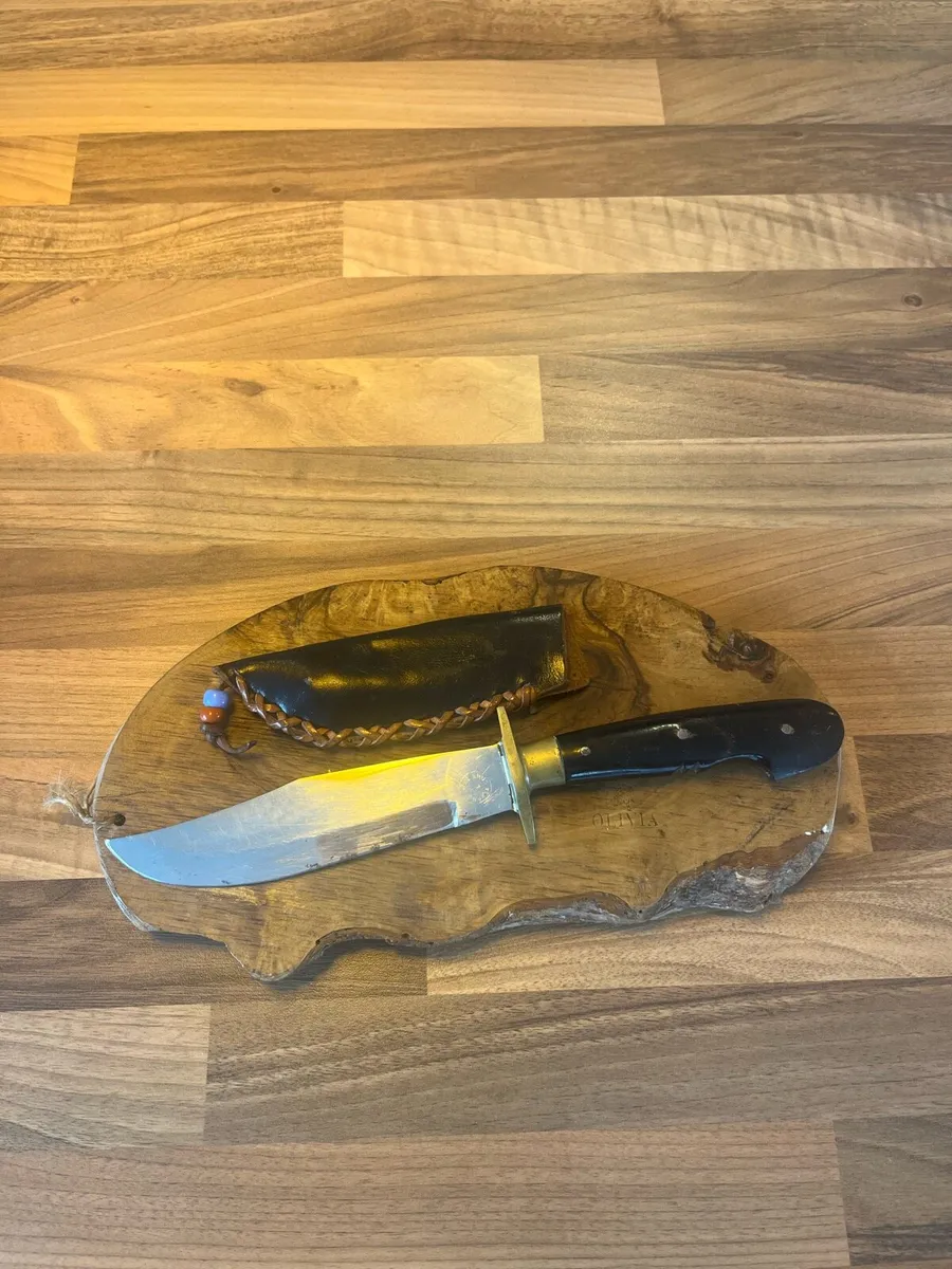 Vintage Bursa Turkish Bowie Knife - Image 1