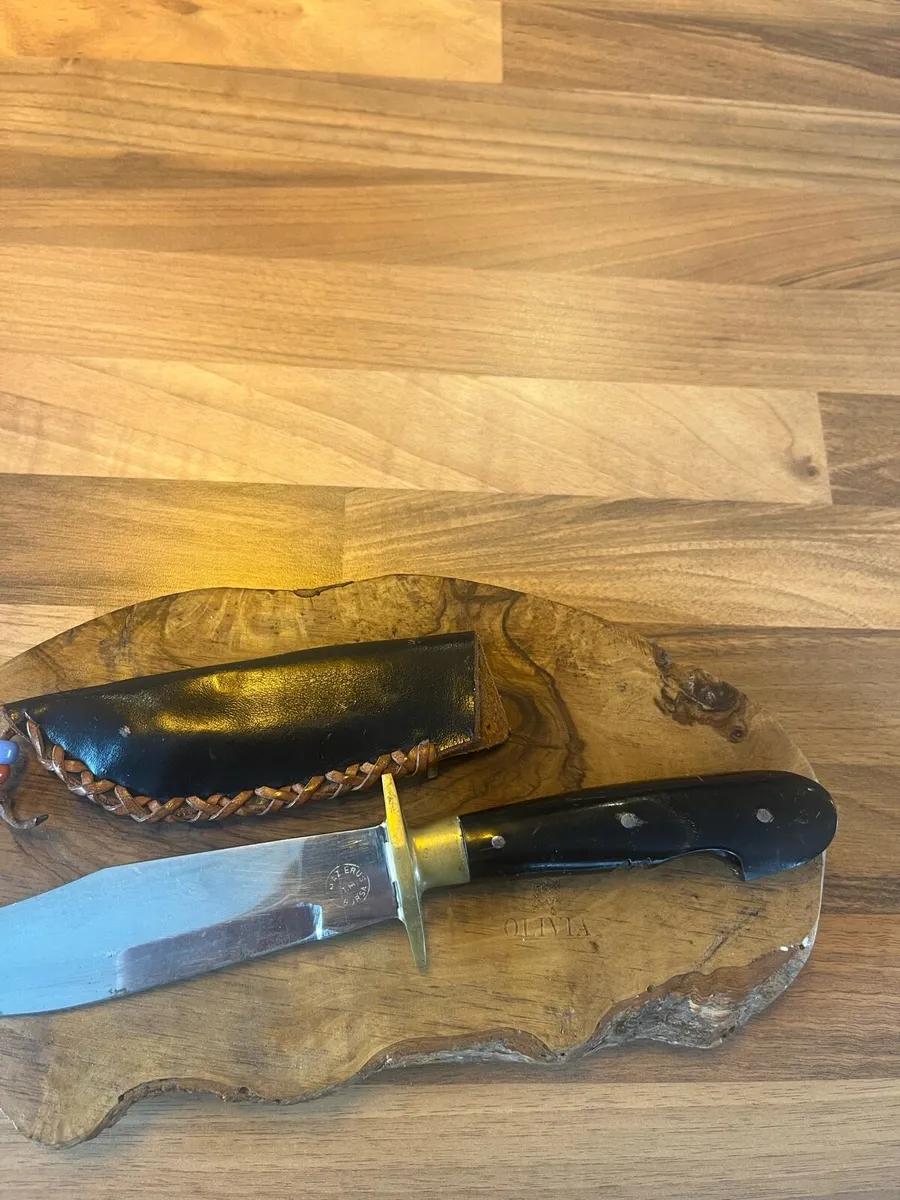 Vintage Bursa Turkish Bowie Knife - Image 2