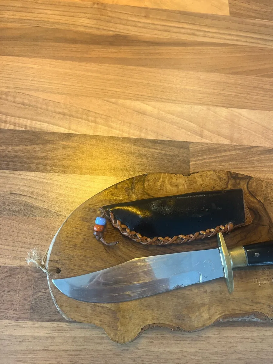 Vintage Bursa Turkish Bowie Knife - Image 3