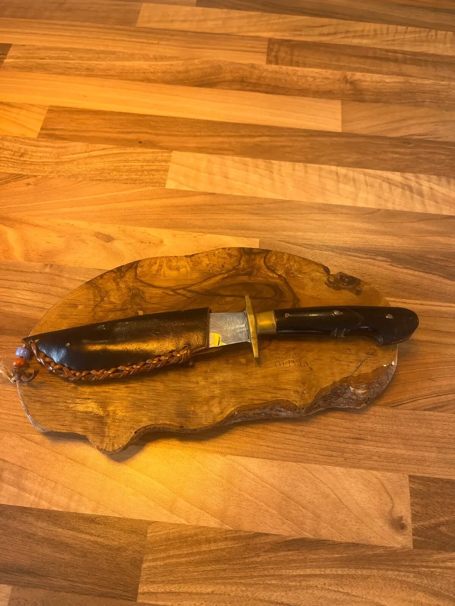 Vintage Bursa Turkish Bowie Knife - Image 4