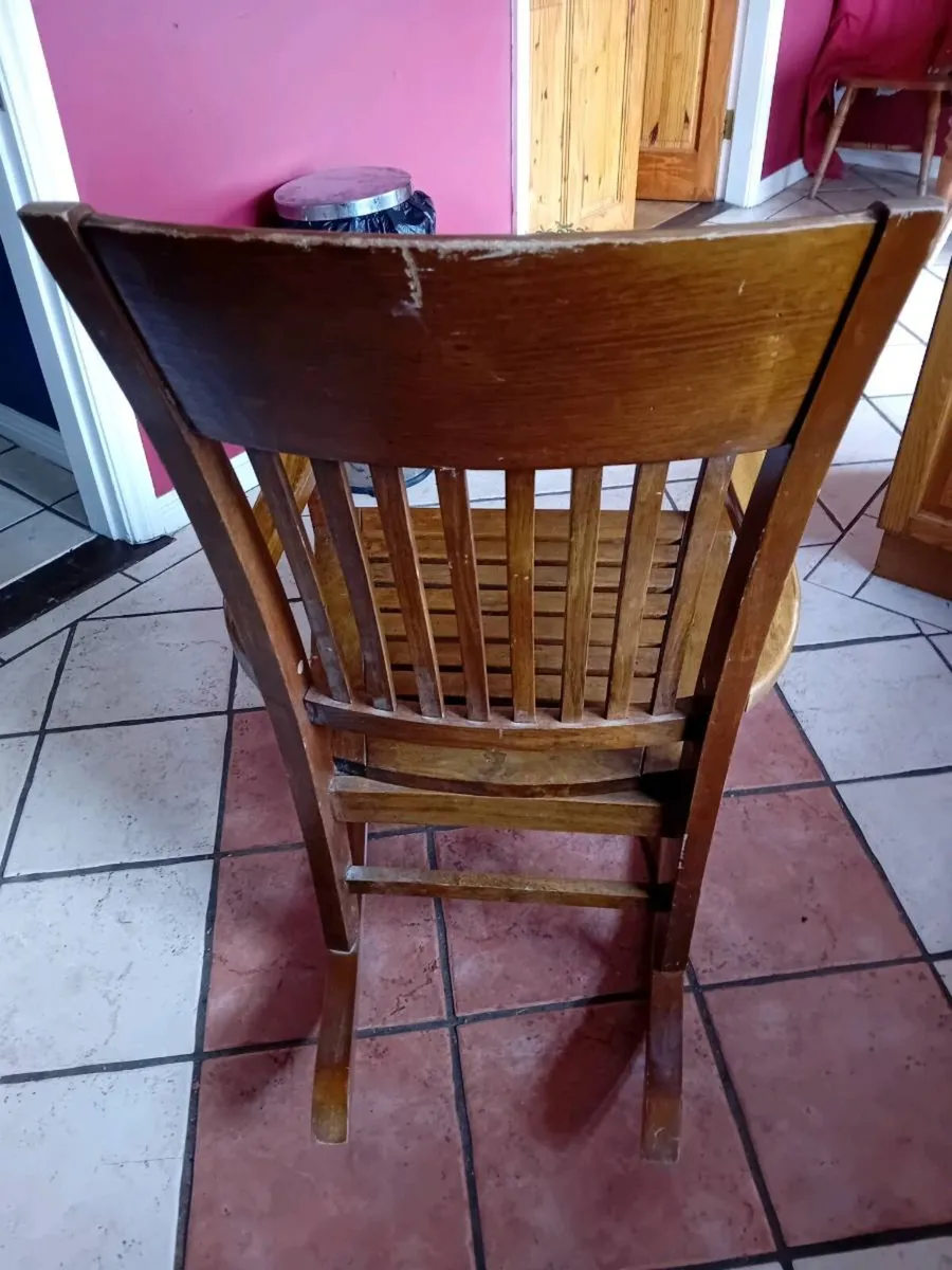 Rocking chair sold  wood price drop 40 - Image 4