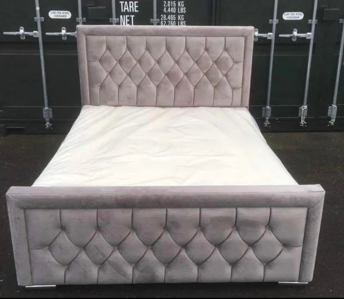 King size Monaco bed frame with Mattress included - Image 2