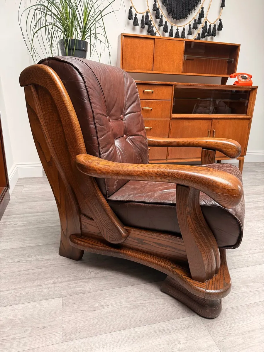 Large Vintage Armchair - Image 2