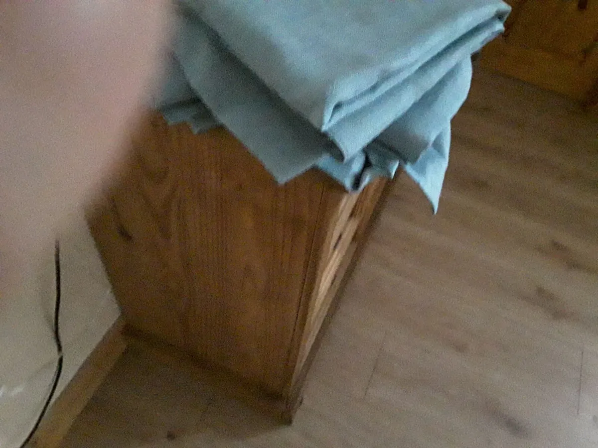 Next new large turquoise coloured drapes - Image 2