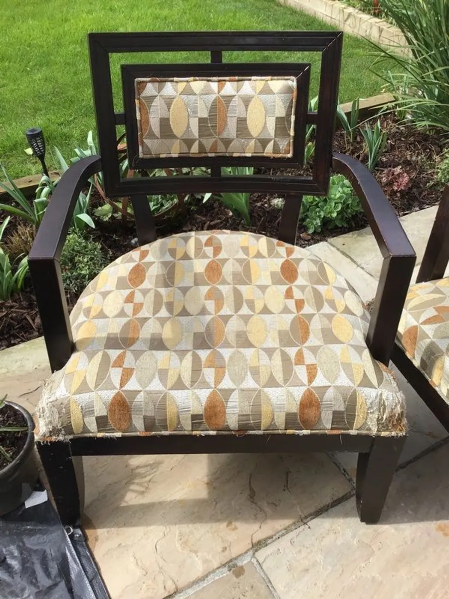 Two occasional chairs - Image 1