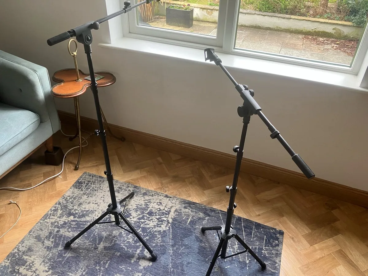 Boom Mic Stand Pair - Image 1