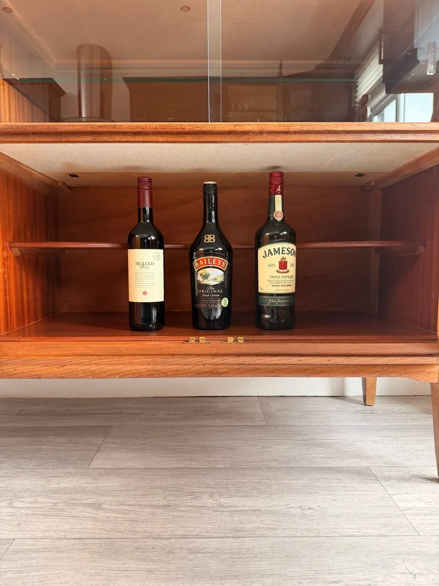 Mid Century Drinks Cabinet Sideboard - Image 4
