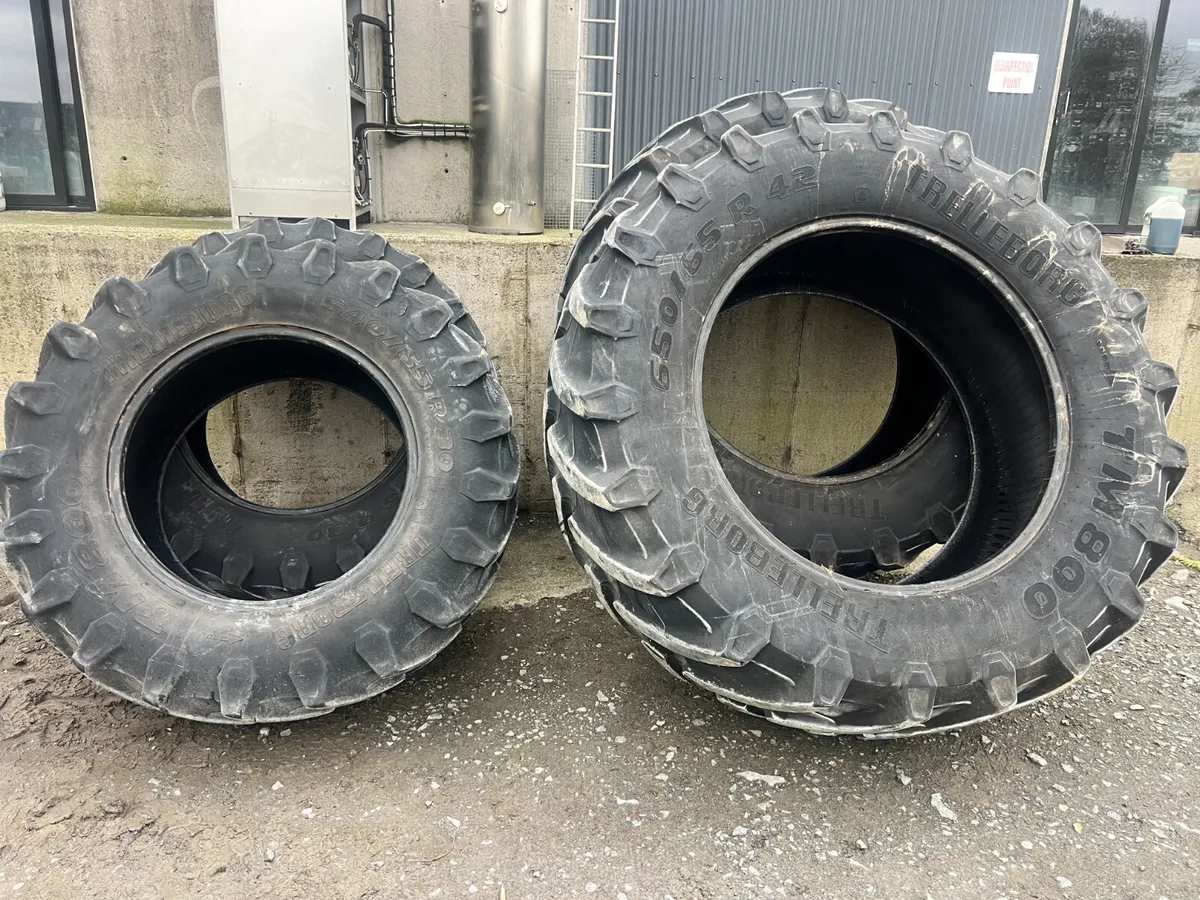 Trellborg 650/65R42 & 540/65R30 tyres - Image 1