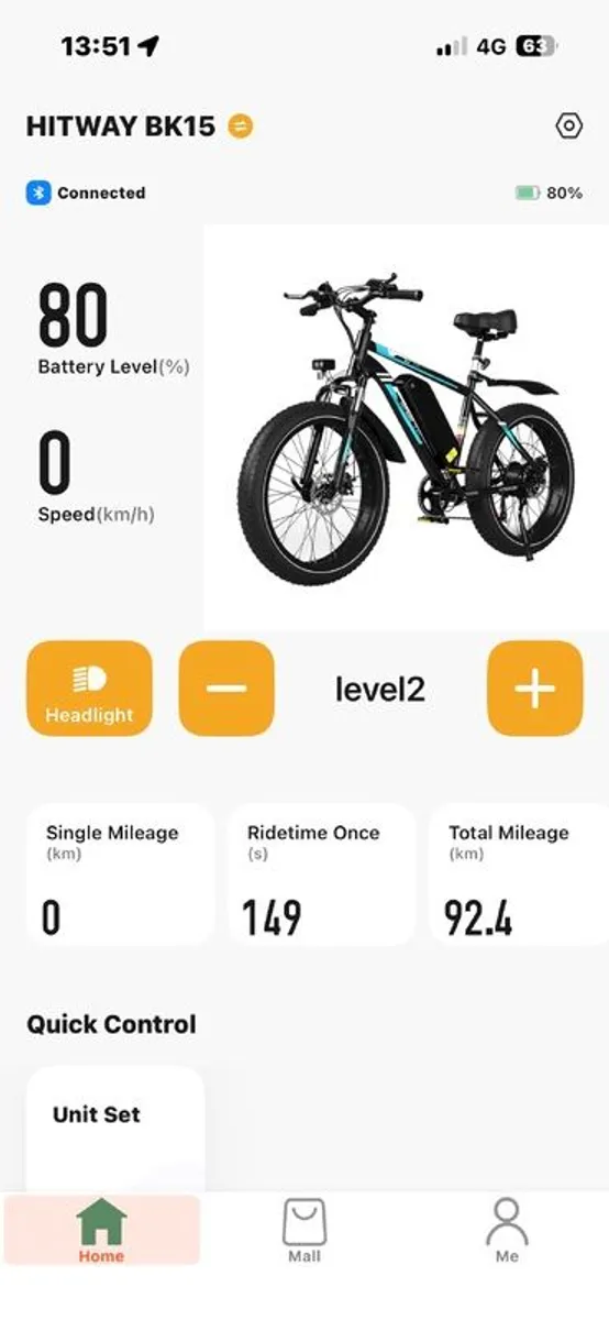 HITWAY BK 15 electric bicycle fat tyre adult - Image 3