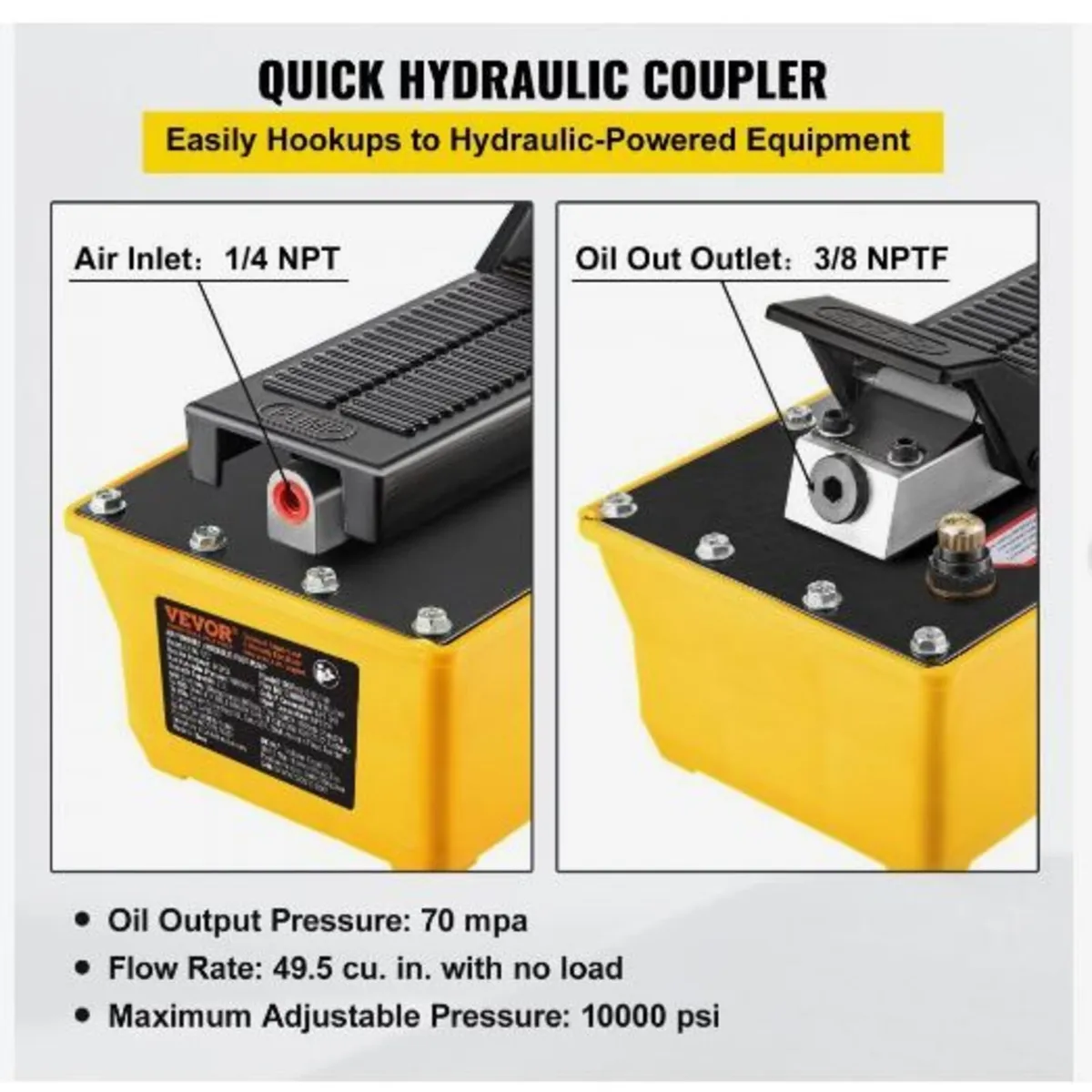 Air Hydraulic Pump, 10,000 - Image 2