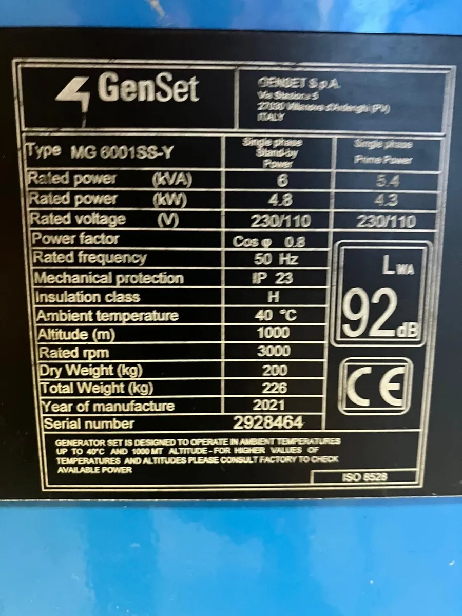 6KVA Generator - Image 4