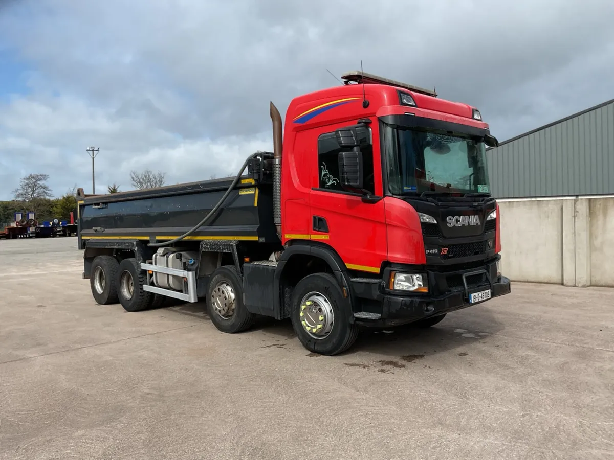 2019 Scania P410 XT 8x4 Tipper - Image 1