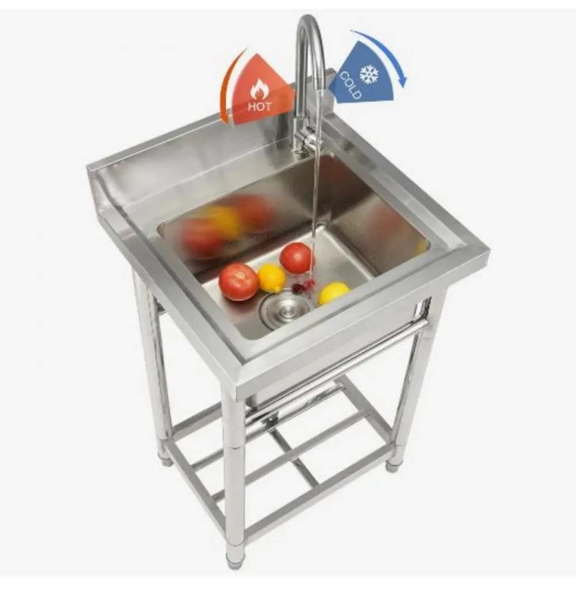 Stainless Steel Utility Sink - Image 1