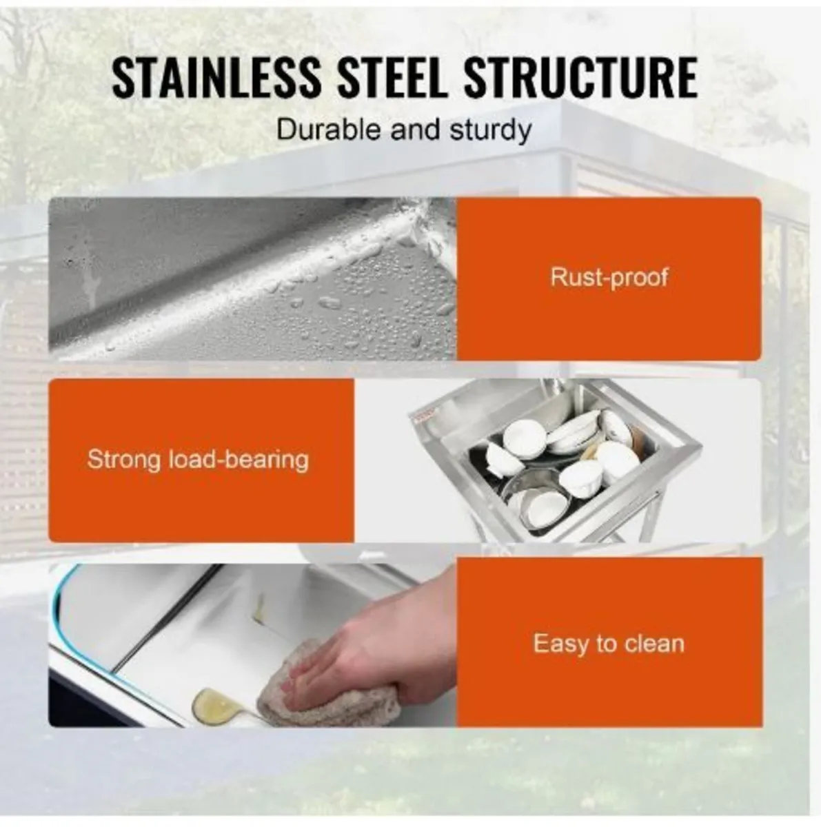 Stainless Steel Utility Sink - Image 2