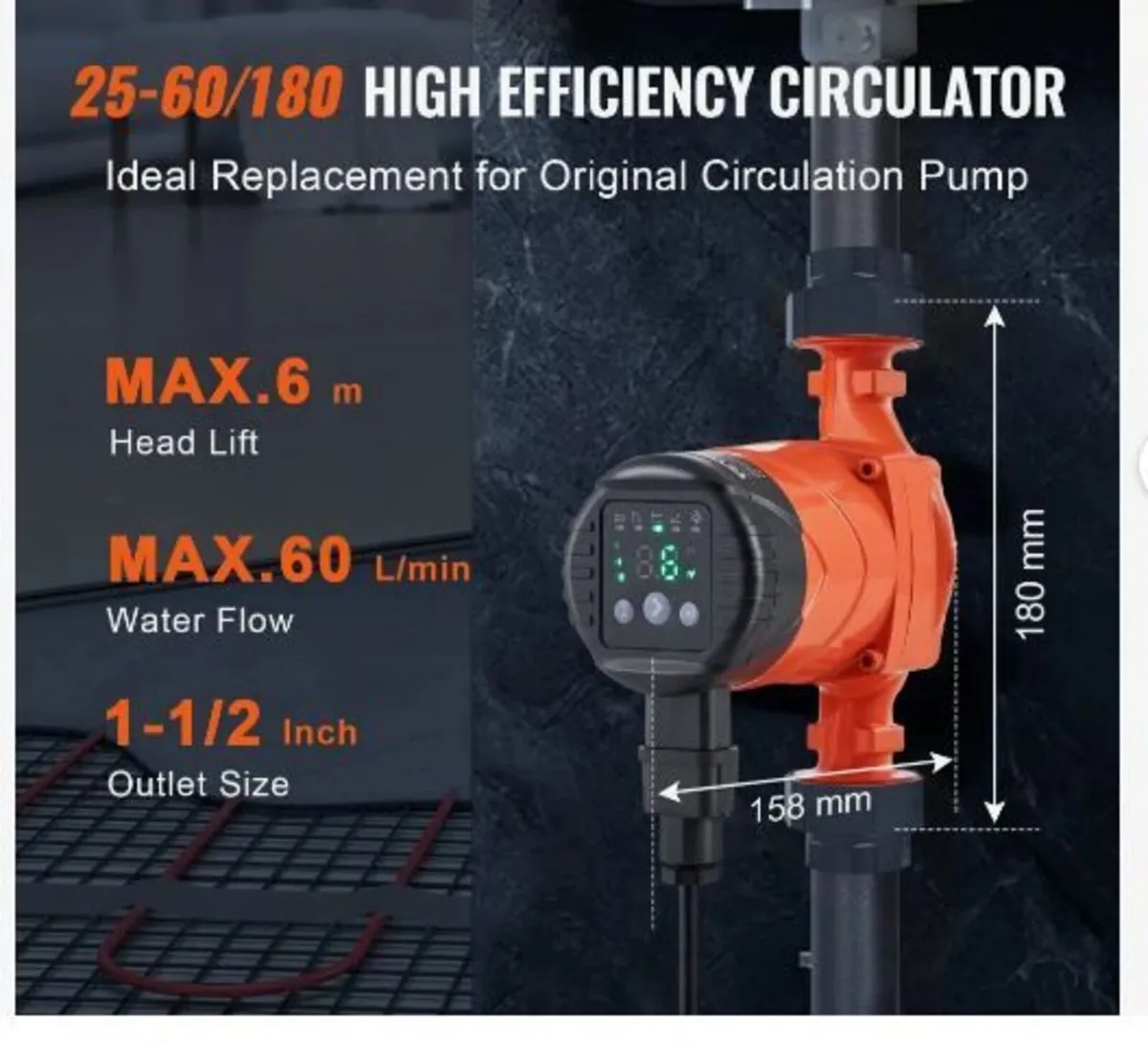 Hot Water Recirculating Pump - Image 3